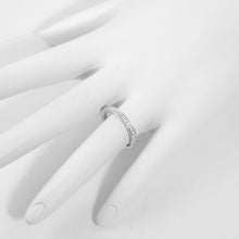 0.65 CTW Sterling Silver CZ Eternity Band