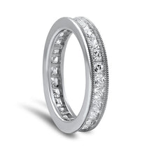 1.5 CTW Princess Cut CZ Eternity Band