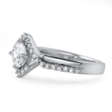 1.33 CTW Geometric Modern Engagement Ring